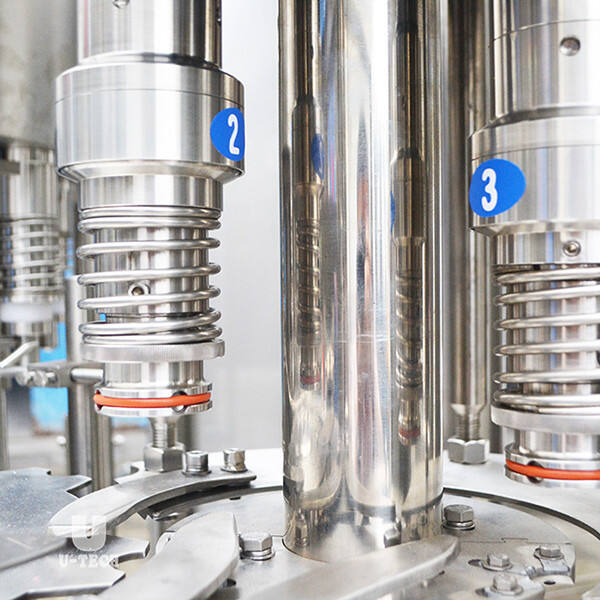 Precision engineering to maintain the integrity of mineral water throughout the bottling process.