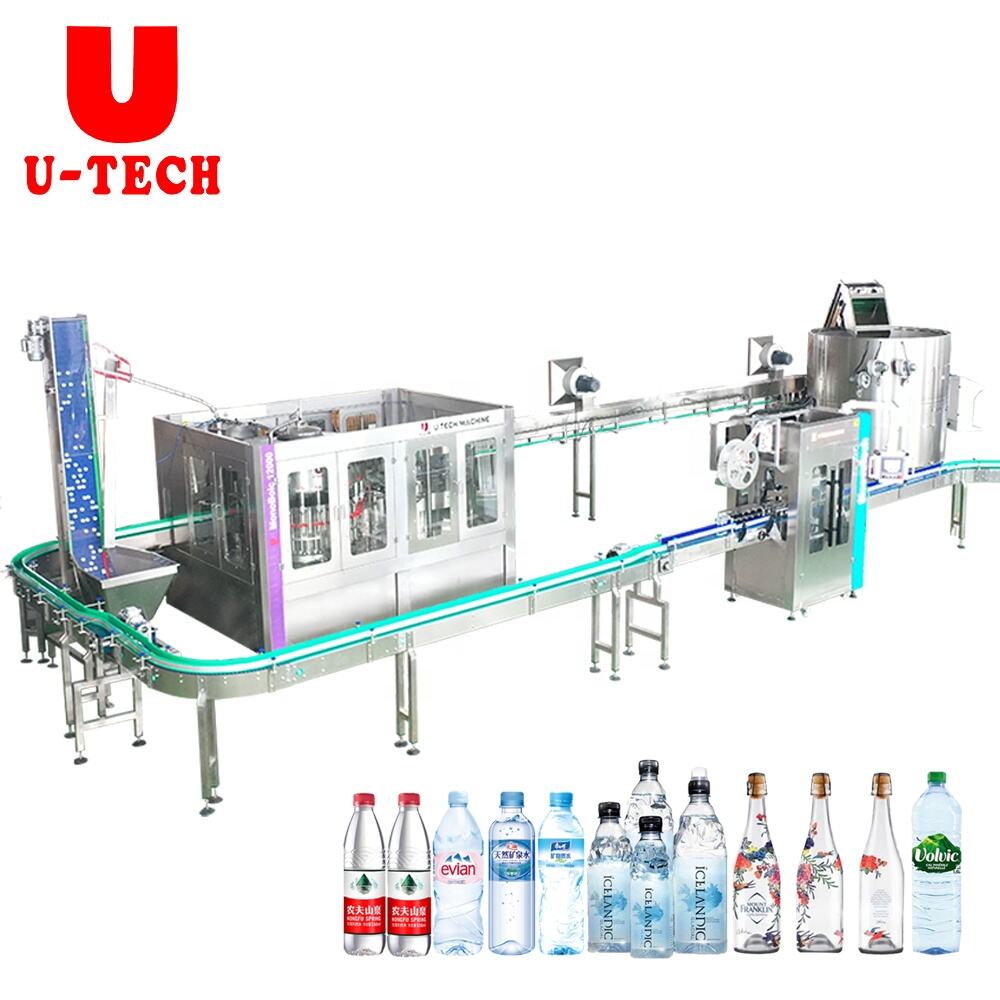 Complete small water Bottle Automatic Filling And Capping Pure Drinking Mineral Water Bottling Plant Machine Production Line manufacture