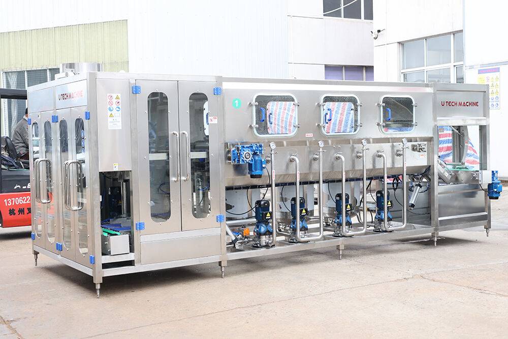 Automatic 300BPH Disposable Bottle Washing Filling Capping 5 Gallon 18.5 19 Liters Mineral Pure Water Filler Bottler Machine manufacture