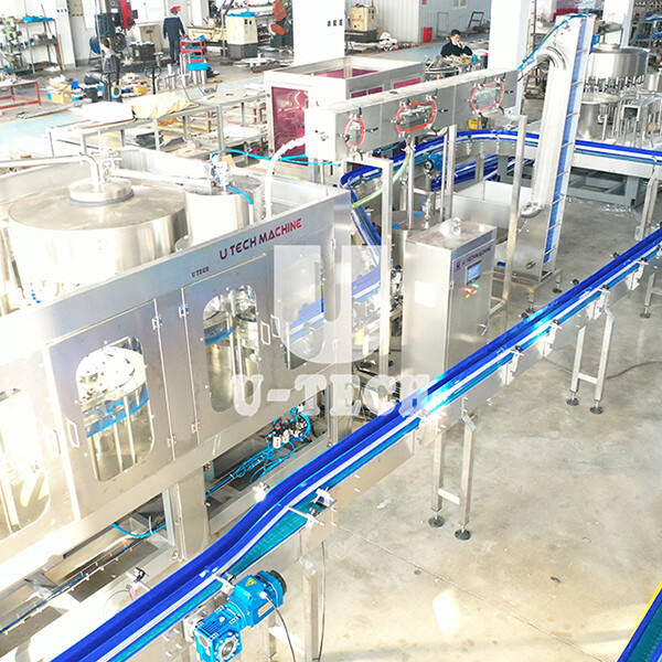 Eco-friendly bottle filling system with minimal waste and energy consumption
