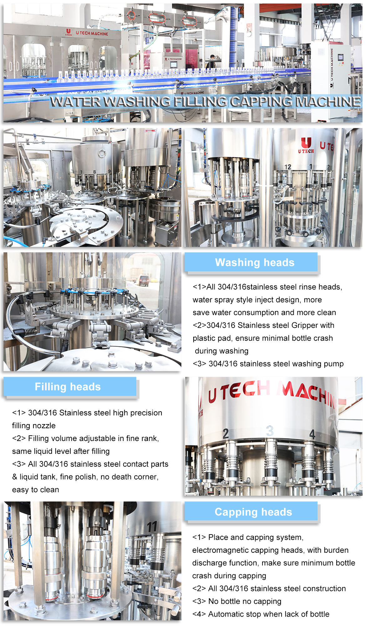 Complete small water Bottle Automatic Filling And Capping Pure Drinking Mineral Water Bottling Plant Machine Production Line details