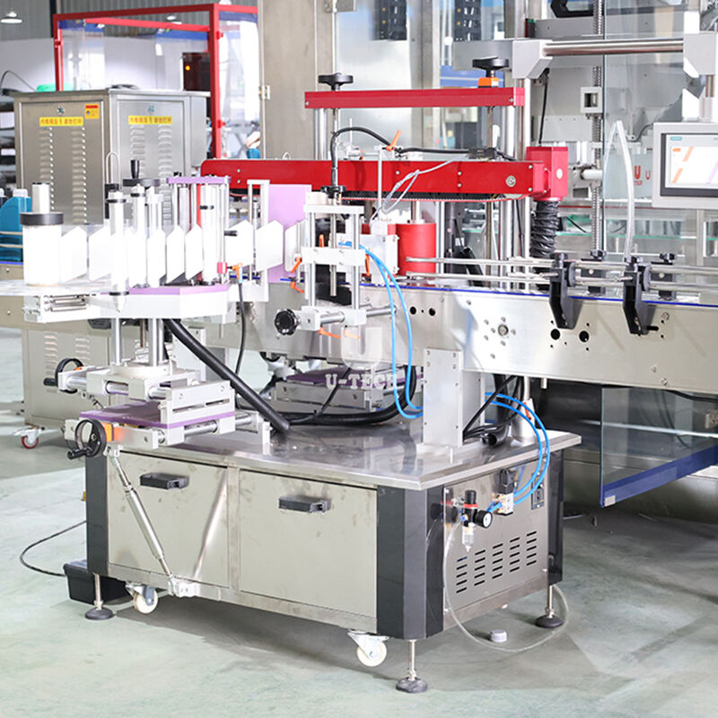 Linear automatic 3 heads servo 5L lubricant oil filling capping machine