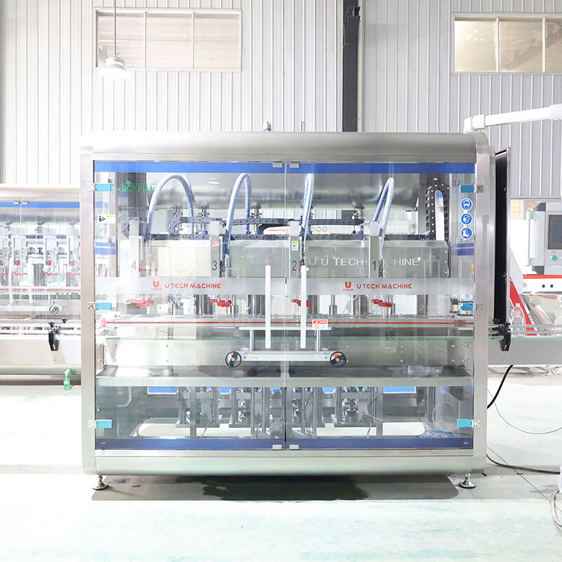 Automatic servo laundry detergent filling machine