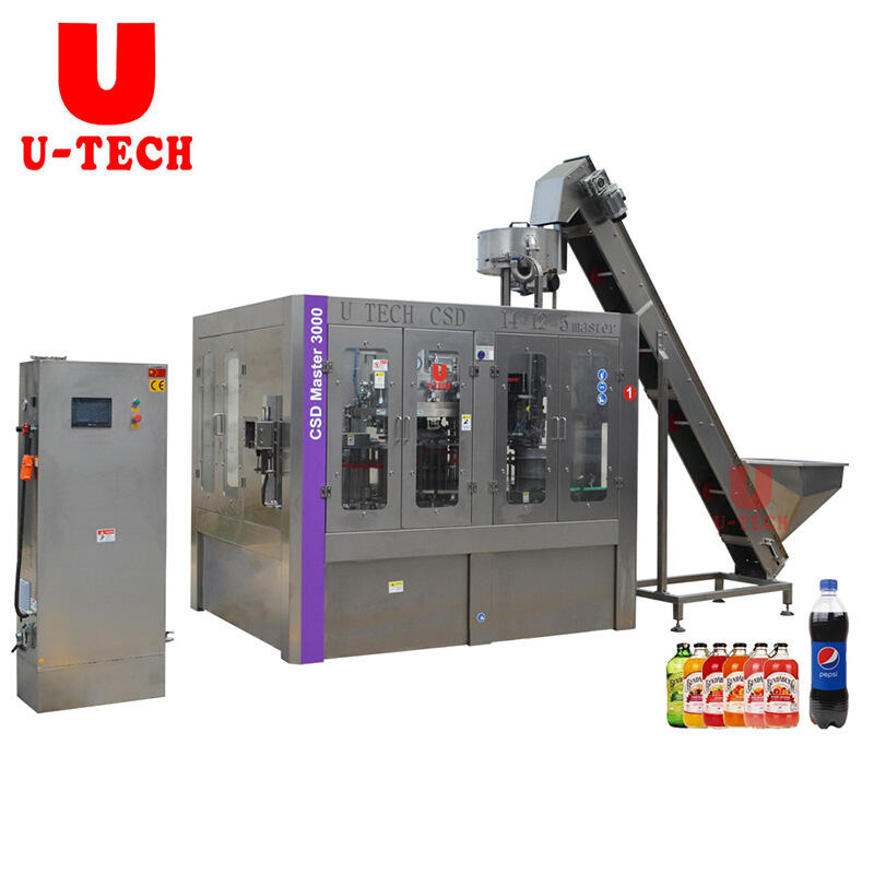 2500BPH carbonated soda drink filling machine