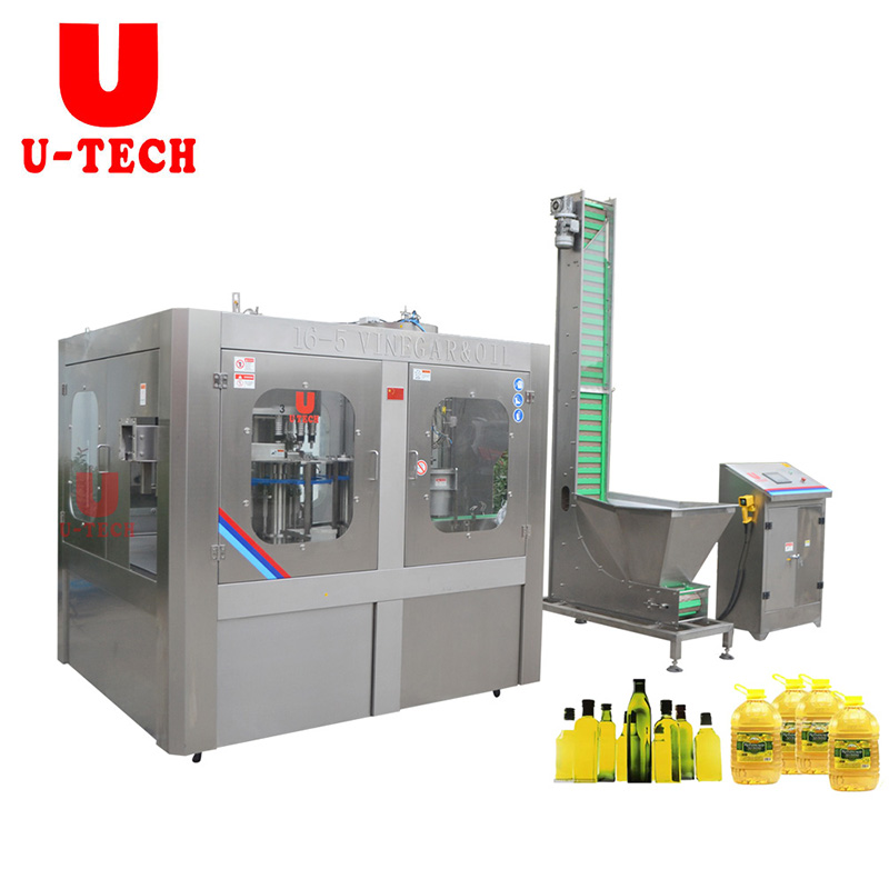 3000BPH cooking oil filling capping machine