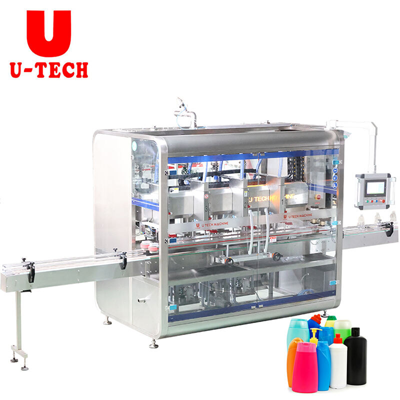 Automatic servo laundry detergent filling machine