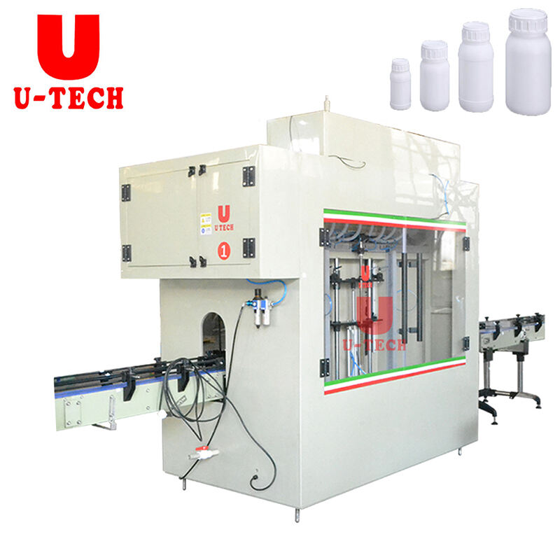 Automatic anti-corrosion strong acid liquid pesticide filling machine