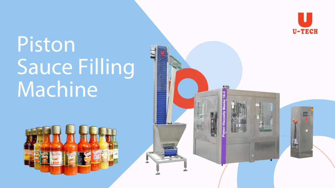 Sauce piston filling machine