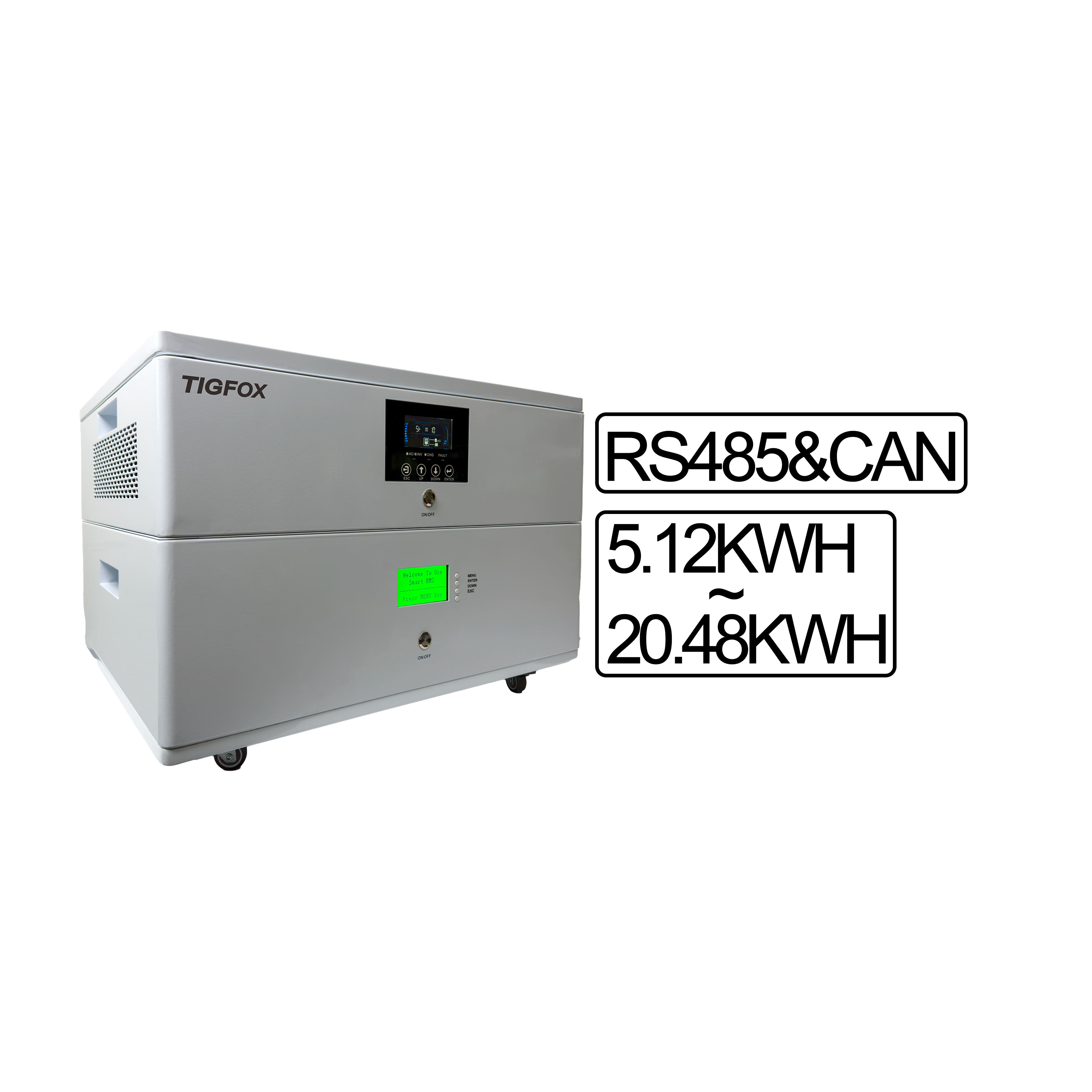 TIGFOX lithium ion batteries lifepo4 battery pack 20kwh all in one home energy storage battery solar power system ess