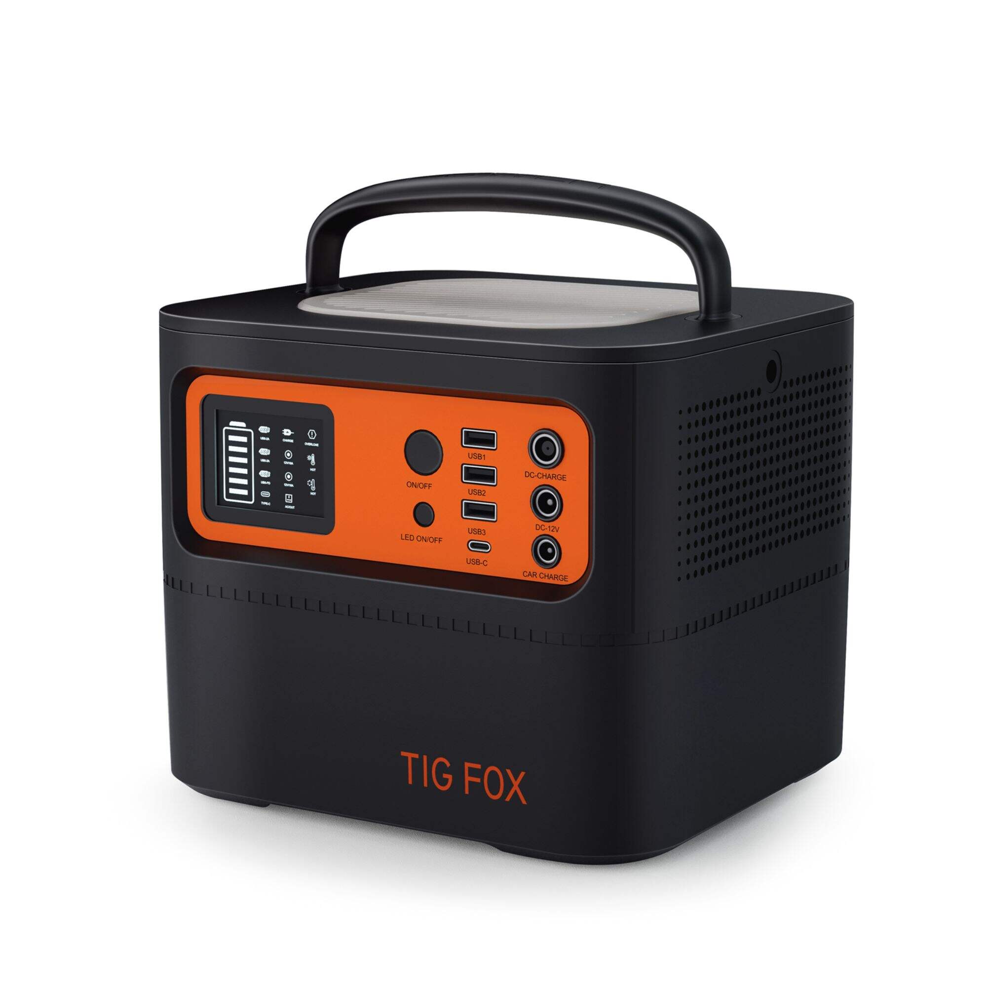 TigFox Portable Lifepo4 Lithium Battery Power Station Generator Home Solar 1000W 500W 2kw Outdoor Charging Power Banks Station