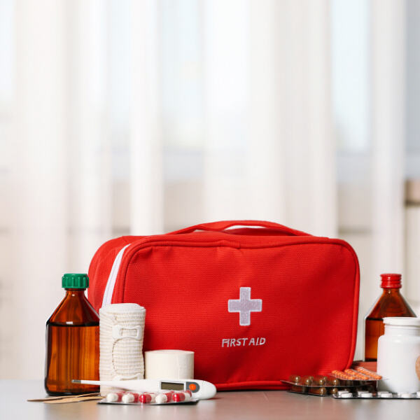 Keep your first aid items organized and at your fingertips