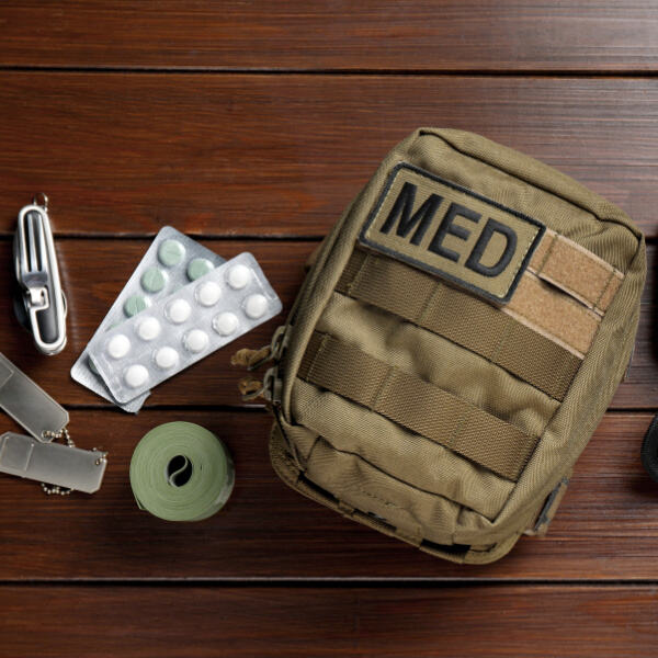 Rapid response medical supplies for combat situations