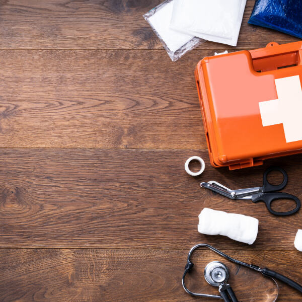 Save space with easy-to-use wall mounted first aid supplies