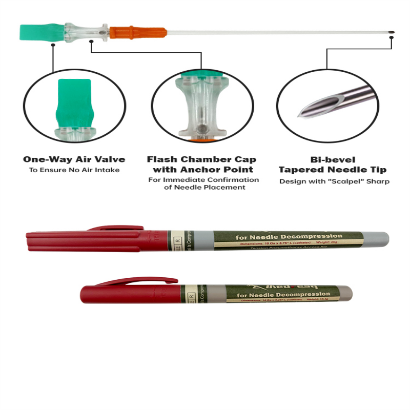 Pneumothorax Decompression Needle 14Ga 详情