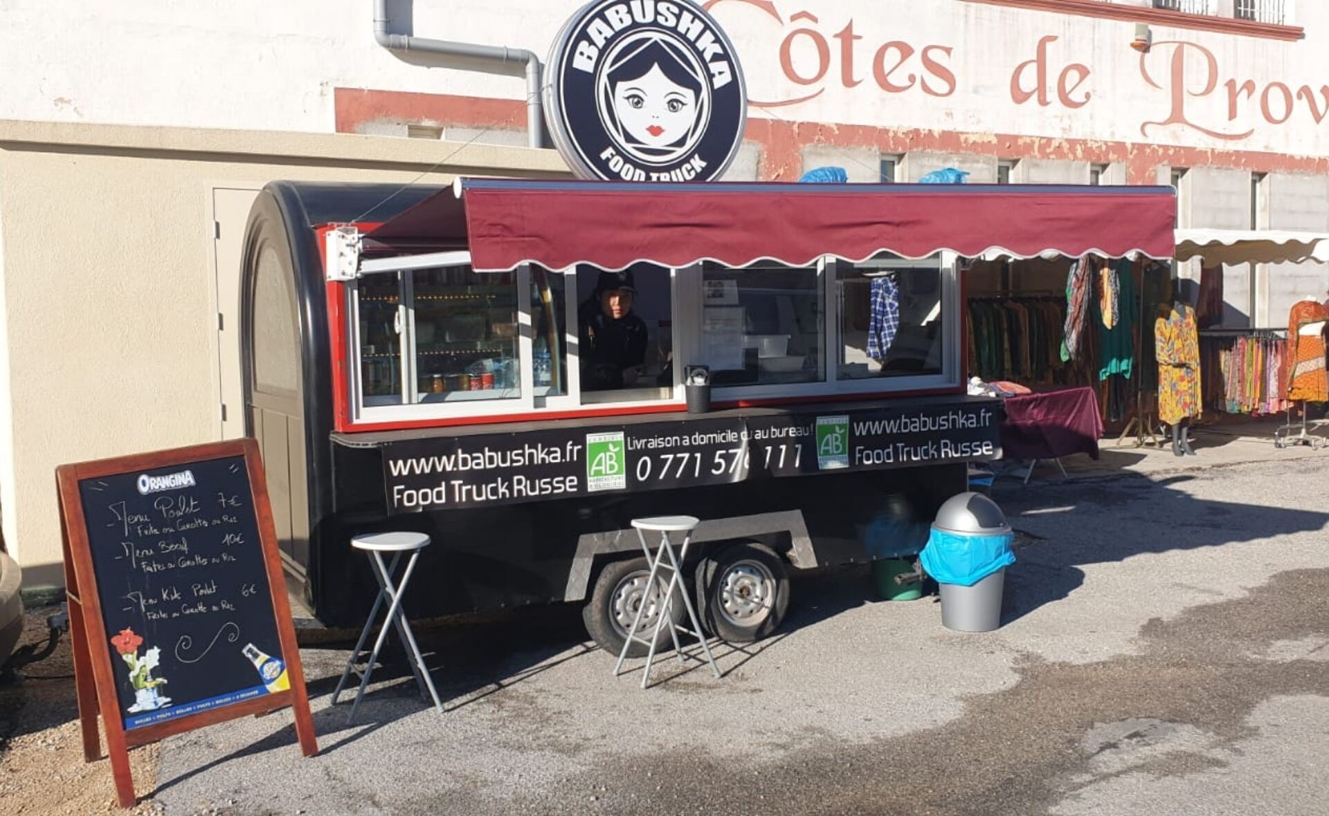 3.5m(11FT) Round Food Truck In France