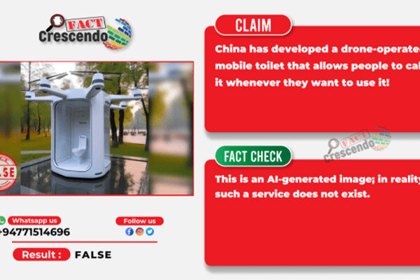AI-Generated Images Viral As Drone-Operated Mobile Toilets In China!