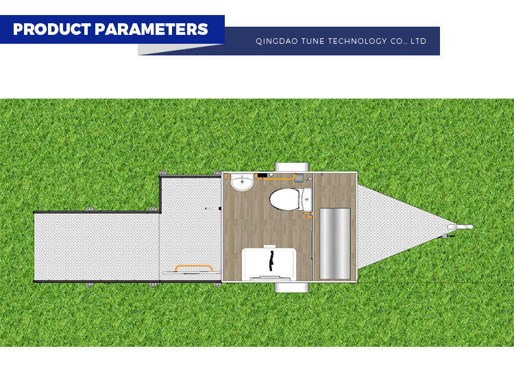 TUNE ADA Accessible Single Station Portable Restroom Trailer for the Disabled supplier