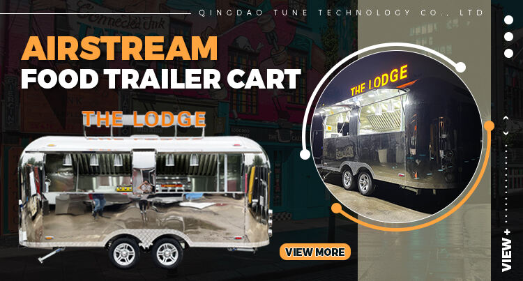Tune Mobile Fast Food Truck Catering Trailers Airstream Food Cart Food Trailer Fully Equipped manufacture