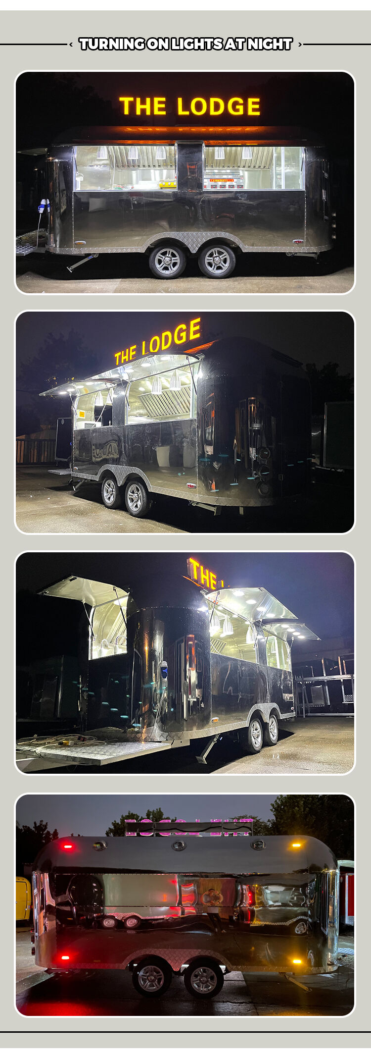 Tune High Quality Airstream Fast Food Trailer High Quality Airstream Fast Food Trailer factory