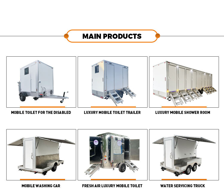 China Portable Shower Cabin Outdoor shower room with trailer supplier