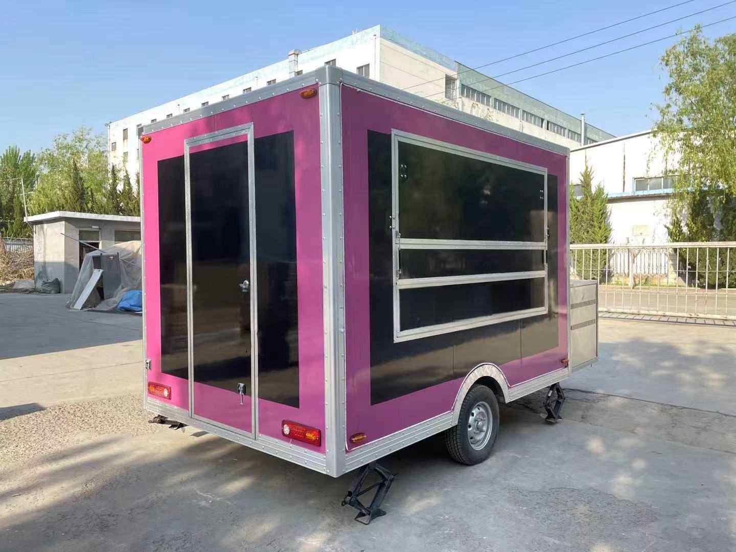 Affordable Mobile Bar Food Trailer Portable Trucks Trailers Ice Cream Carts with Inside Custom Equipment manufacture