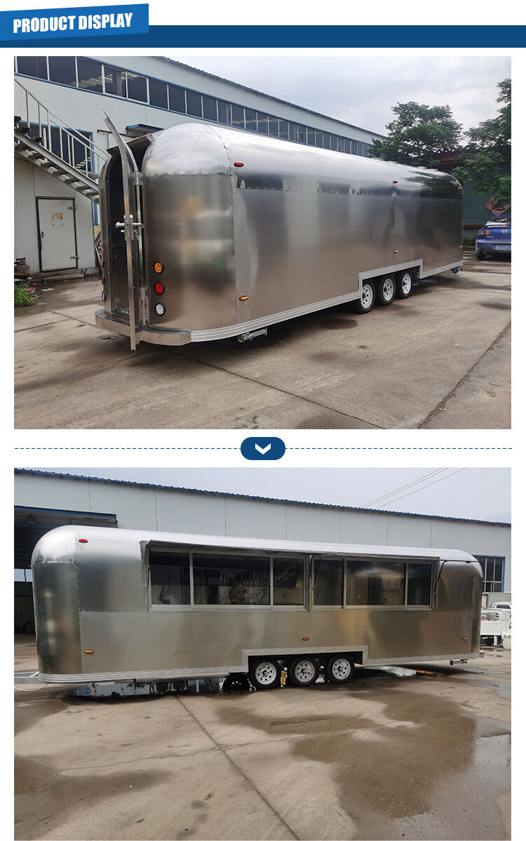 TUNE Airstream Food Concession Trailer Cart Food Van à vendre détails