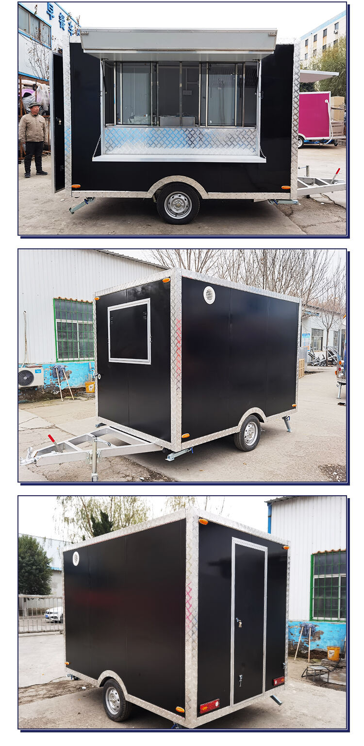 TUNE concession Hot fast bbq burger pizza shop snack kebab custom kitchen mobile coffee trailer food truck with DOT supplier