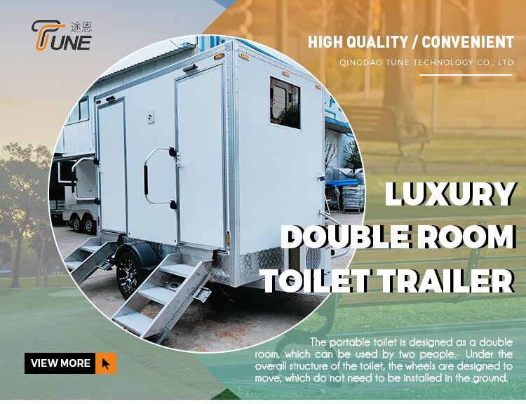 Cheap Custom Mobile Toilet Mobile Portable Toilet Trailer Restroom Trailers manufacture