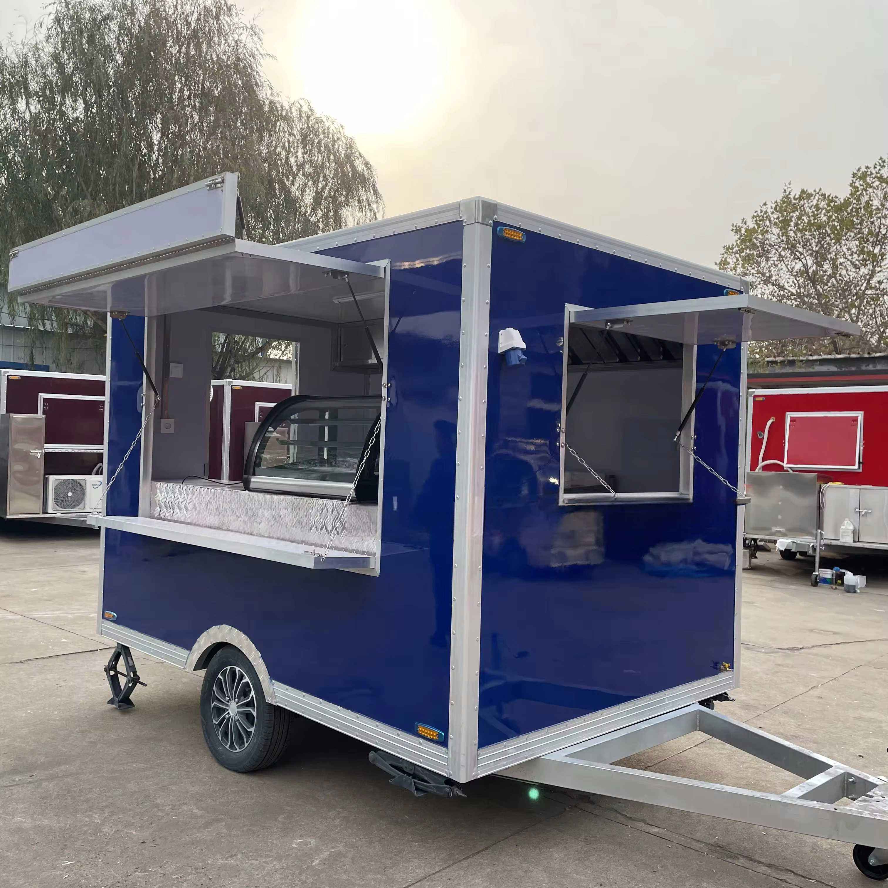 Affordable Mobile Bar Food Trailer Portable Trucks Trailers Ice Cream Carts with Inside Custom Equipment