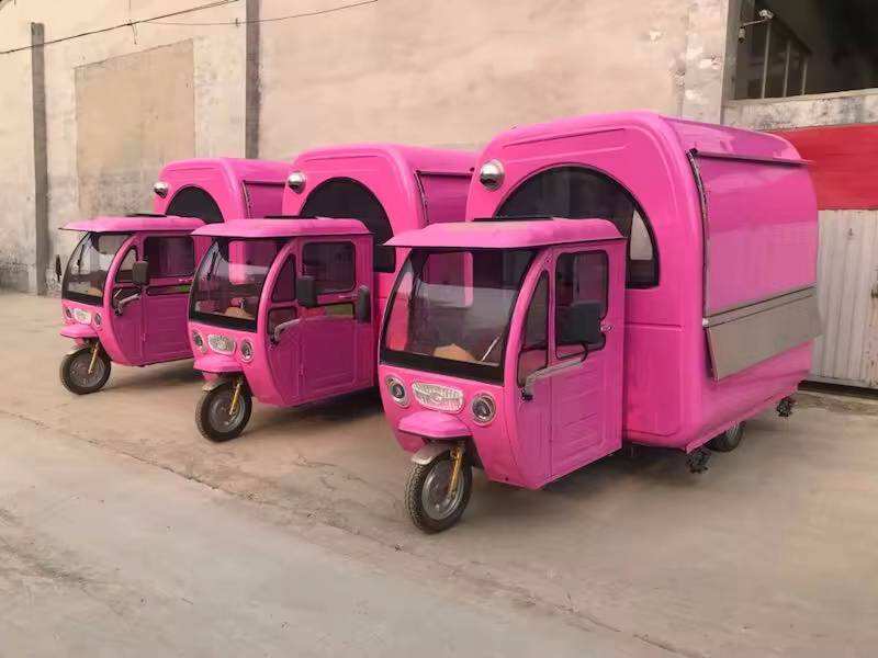TUNE Modern Design Street Electricity Three Wheels Can Be Customized Outdoor Mobile Food Cart