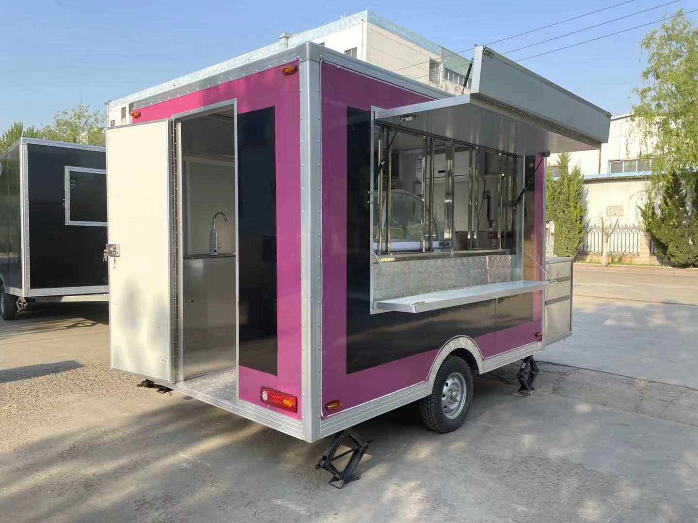 Affordable Mobile Bar Food Trailer Portable Trucks Trailers Ice Cream Carts with Inside Custom Equipment supplier