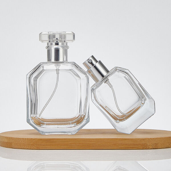 Spritz on your favorite perfume with a stylish spray bottle for a lasting impression.