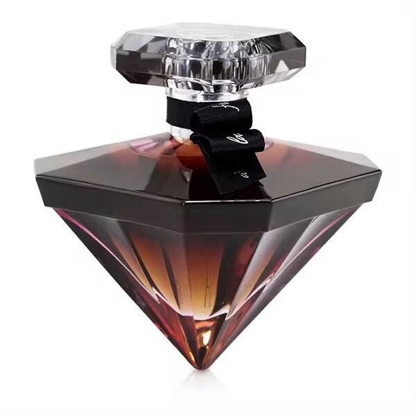 The elegance of a diamond shaped perfume bottle