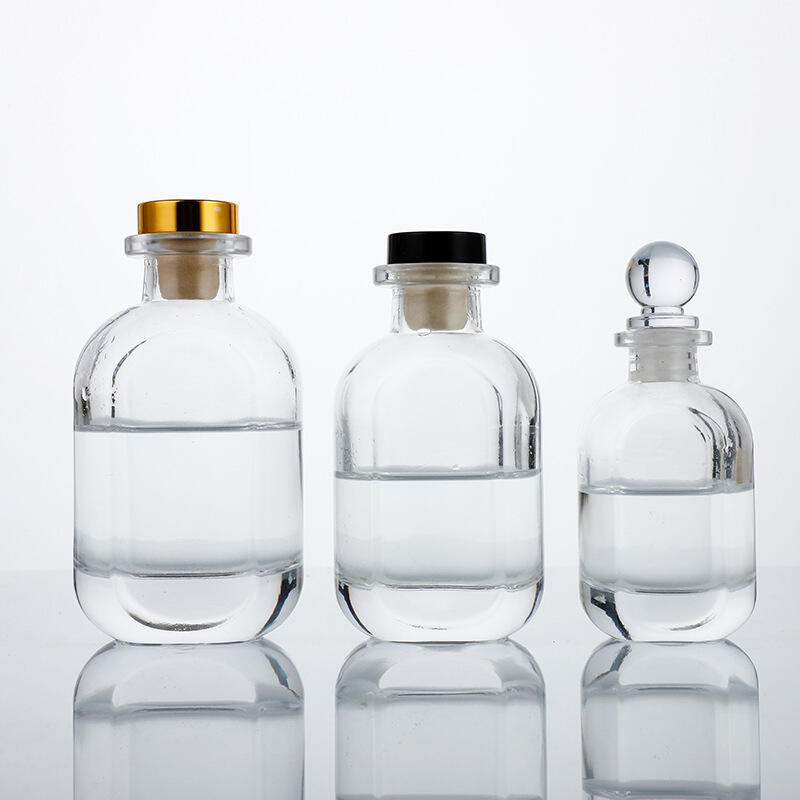 Faceted aromatherapy bottle