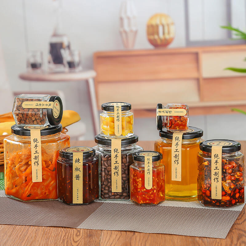 Hexagonal Storage Jar