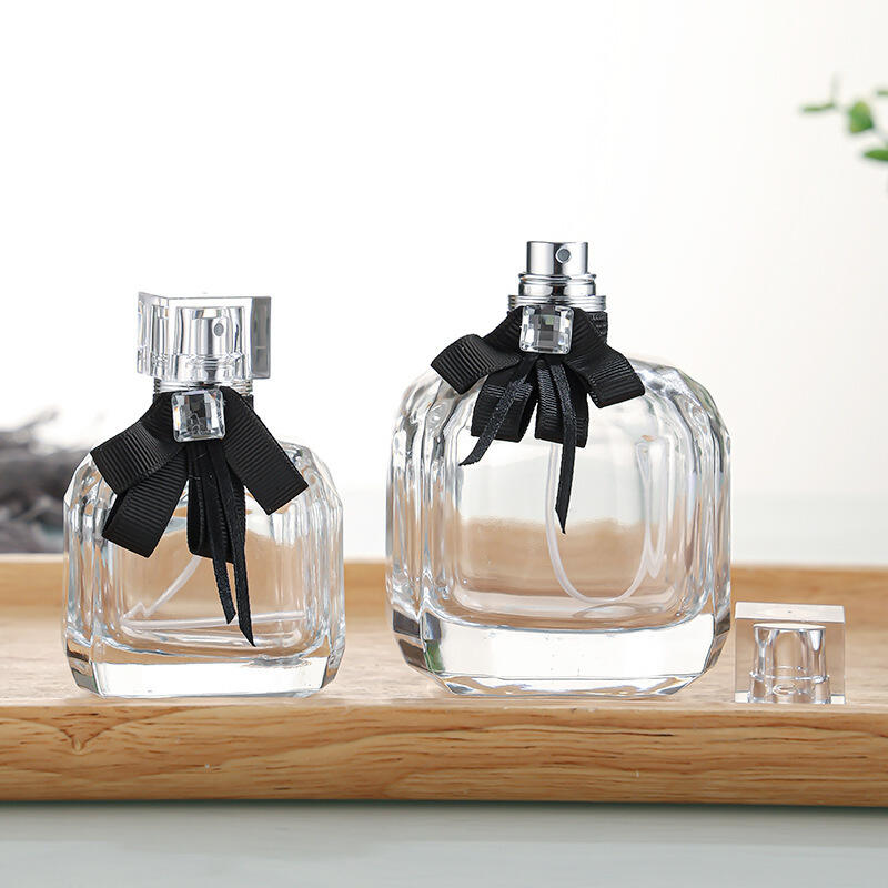 Square 30ml 50ml 100ml Glass Perfume Bottle details