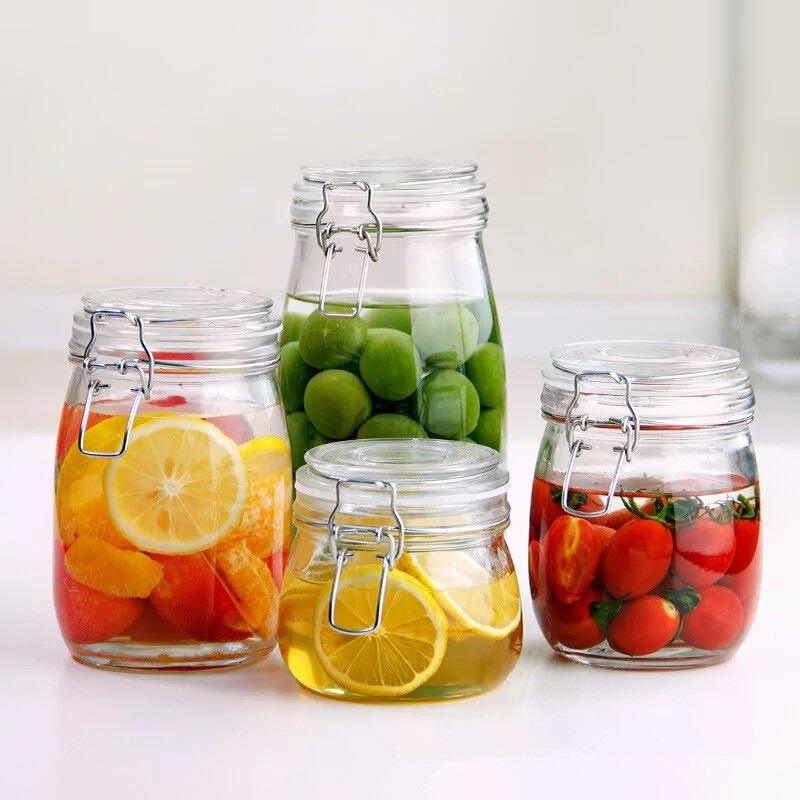 Clasp Storage Jar