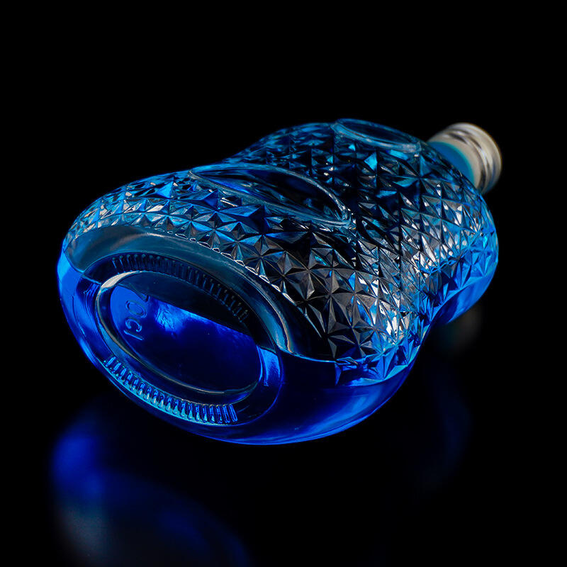 XO Glass wine bottle