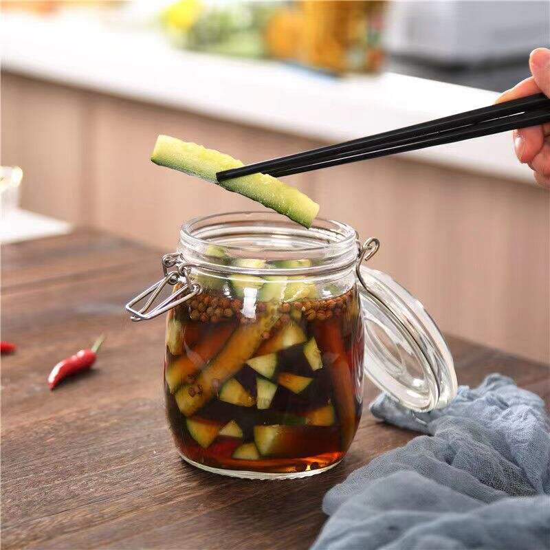 Clasp Storage Jar