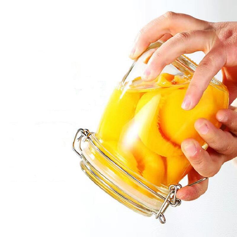 Clasp Storage Jar