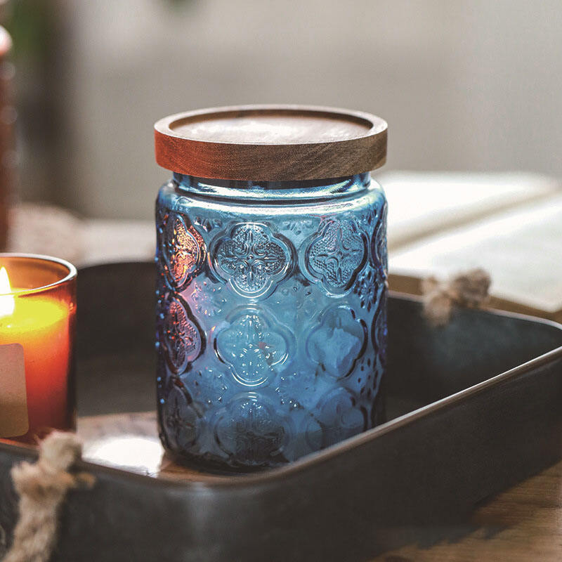 Embossed Storage Jar