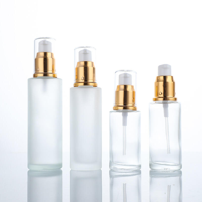 Clear and frost bottle