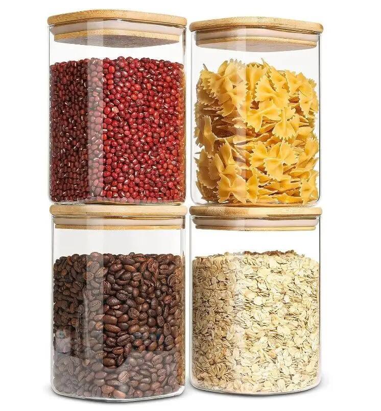 Square Borosilicate Jar