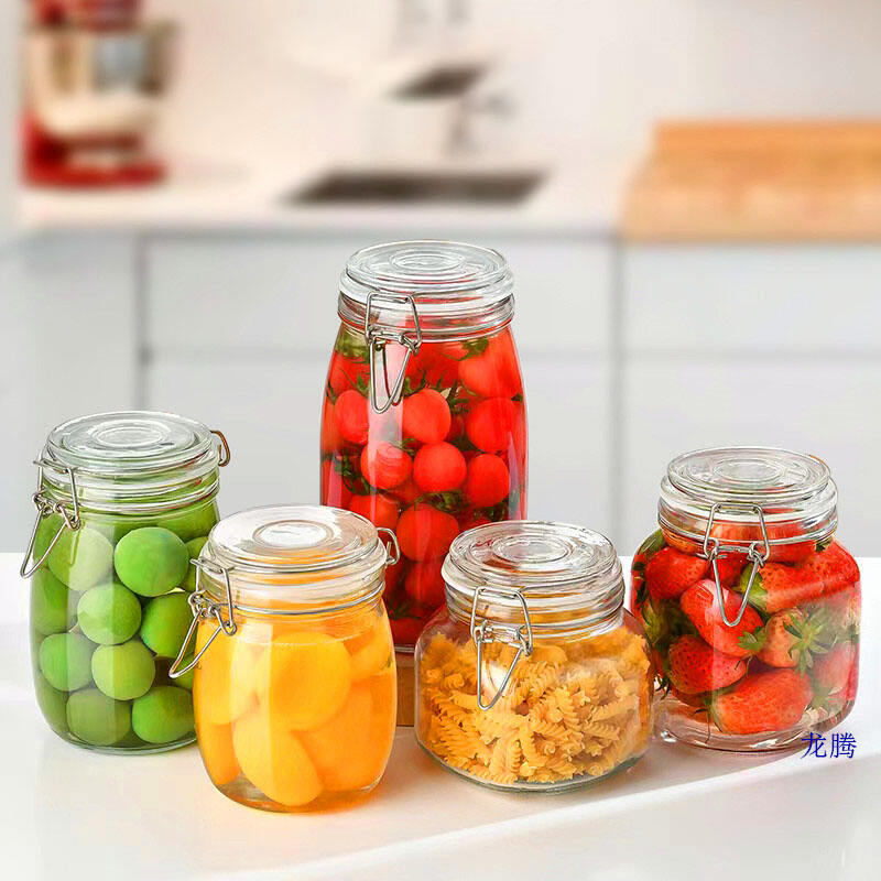 Clasp Storage Jar