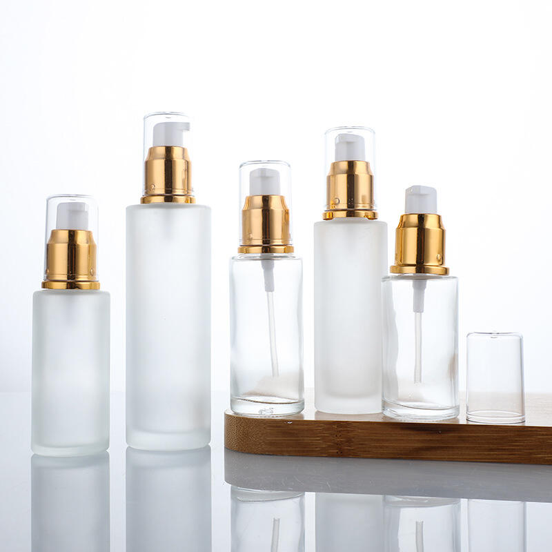 Clear and frost bottle