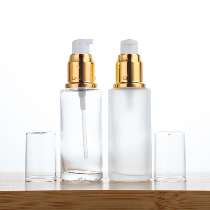 Clear and frost bottle