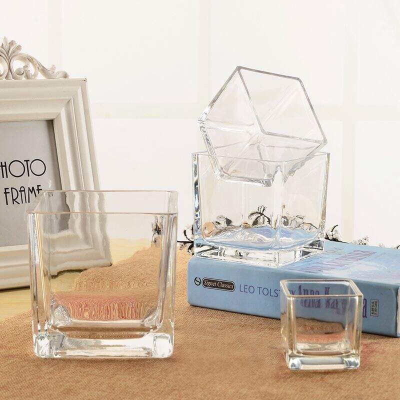 Square Glass Vase