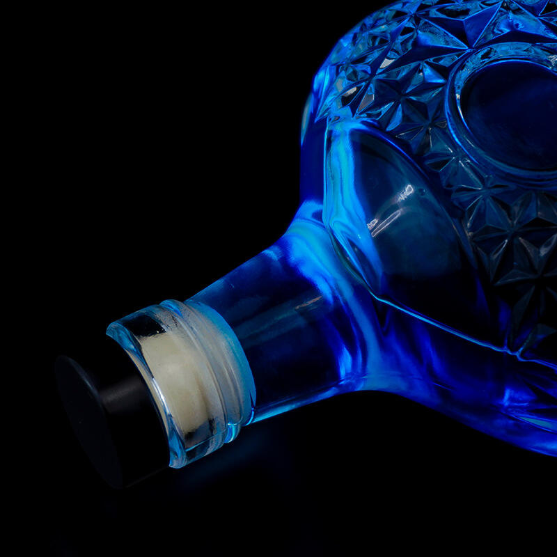 XO Glass wine bottle