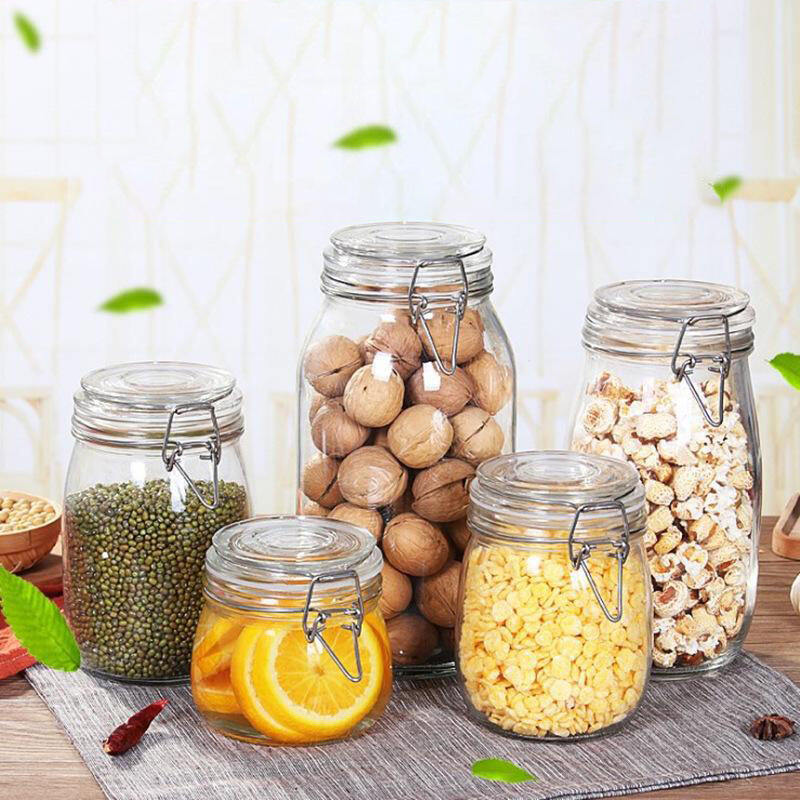 Clasp Storage Jar