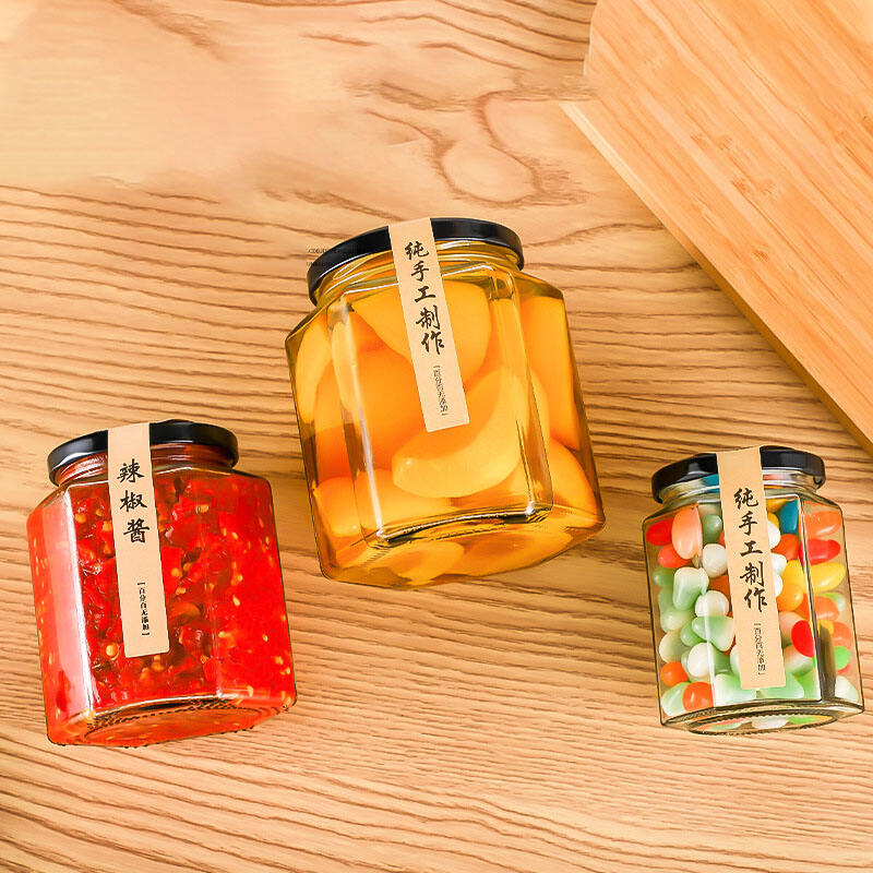 Hexagonal Storage Jar